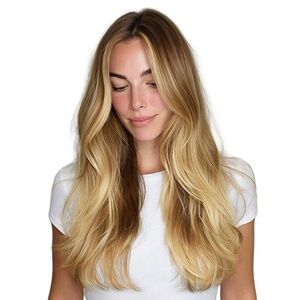 Bellami SILK SEAM Clip-In Human Hair Extensions – Dirty Brunette Highlight